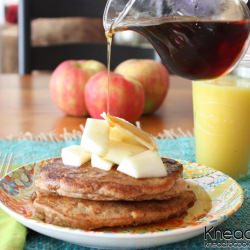 Apple Pie Wheat Flax Seed Pancakes