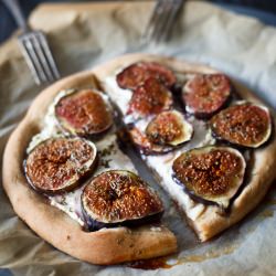 Pizza with Figs, Ricotta, and Honey