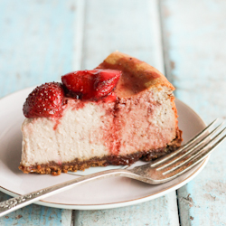 Strawberry & Ginger Cheesecake