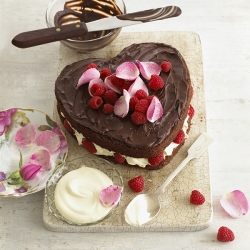 Chocolate Heart Cake