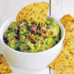 Smoky Guacamole with Bacon