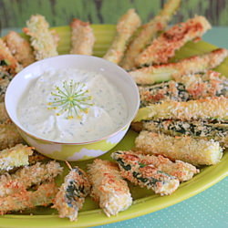 Spicy Baked Zucchini Fries