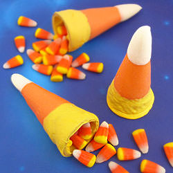 Candy Corn Cones