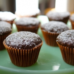 Double Chocolate Zucchini Cupcakes