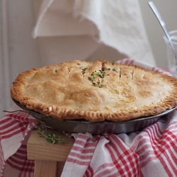 Apple Pie with Lemon Thyme & Ginger