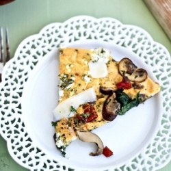 Sriracha & Veggie Frittata