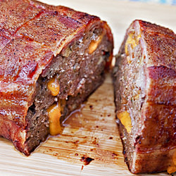 Bacon wrapped Meatloaf