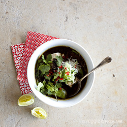 Curried Black Rice Soup