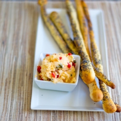 Pimento Cheese and Pretzel Sticks