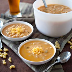 Mac & Beer Cheese Soup