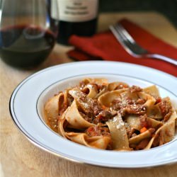 Wild Boar Ragu with Pappardelle