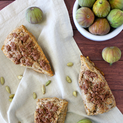 Fig and Cardamom Scones