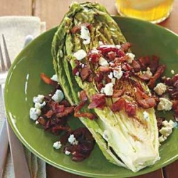 Grilled Romaine with Vinaigrette