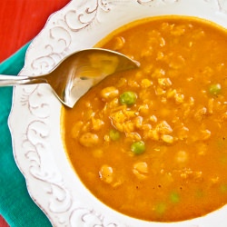 Curried Coconut Lentil Soup