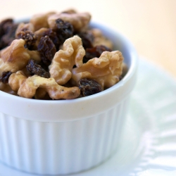 Raisins and Soaked Walnuts