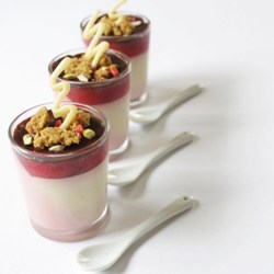 Strawberry Panna Cotta Verrines