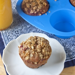 Strawberry Granola Muffins