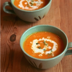 Curried Carrot Coconut Soup