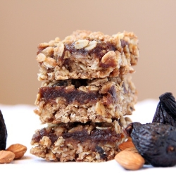 Fig Crumble Oatmeal Bars