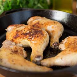 Skillet Chicken Marbella