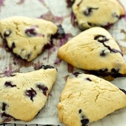 Blueberry Crème Fraîche Scones