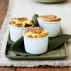 Cheese Souffles With Spinac