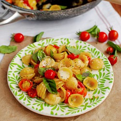 Caprese Pasta Skillet