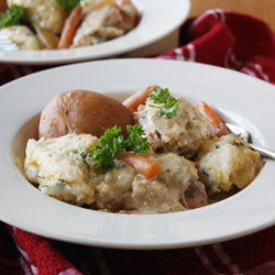 Chicken & Cheesy Dumplings