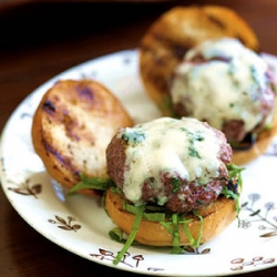 Mini Sliders with Gorgonzola