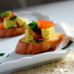 Avocado & Sumac Bruschetta