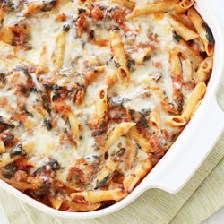 Baked Pasta with Sausage & Spinach