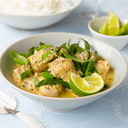 Green chicken curry