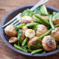 Roasted Potato Greenbean Salad