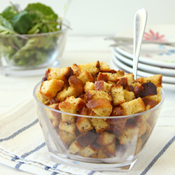 DIY Garlic Croutons