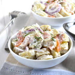 Smoked Salmon Potato Salad