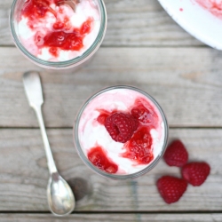 Raspberry and Strawberry Fool