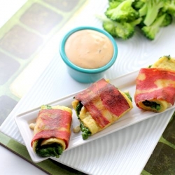 Vegetarian Bacon and Tofu Rolls