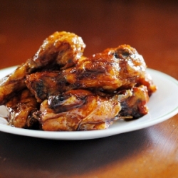 Baked Honey Ginger Chicken Wings