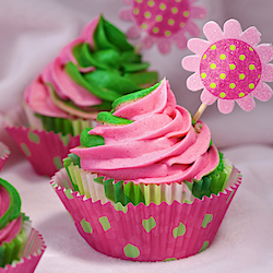 Girly-Swirly Cupcakes