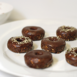 Raw Cacao Dipped Mini ‘Donuts’