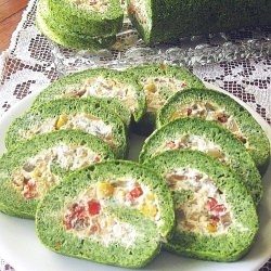 Spinach roulade