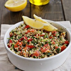 Bulgur, Tomatoes, Parsley Salad