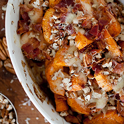 Spicy Sweet Potato Gratin