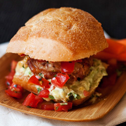 Bruschetta Turkey Burger Sliders