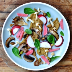 Roasted Mushroom Salad