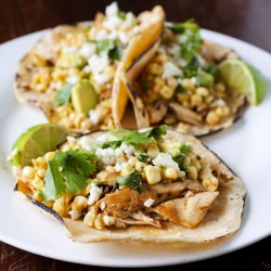 Chipotle-Lime Roasted Chicken Tacos