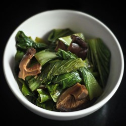 Bok Choy with Shiitake Mushrooms