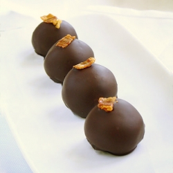 Peanut Butter-Bacon Truffles