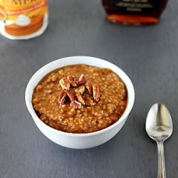 Pumpkin Spice Steel Cut Oatmeal