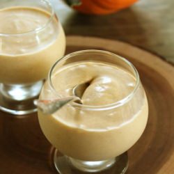 White Chocolate Pumpkin Pudding